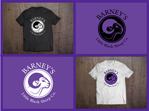 Diseño de Logo por Kristijan Trajchev para Barney''s Little Black Sheep Co. | Diseño: #4977025
