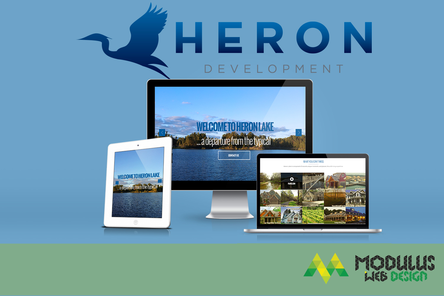 Web Design by PauloF for Heron Development LLC | Design #4978103