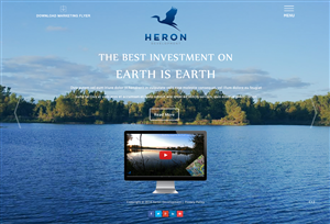 Web Design by pb for Heron Development LLC | Design: #4986654