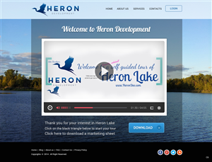 Web Design by pb for Heron Development LLC | Design: #4986668