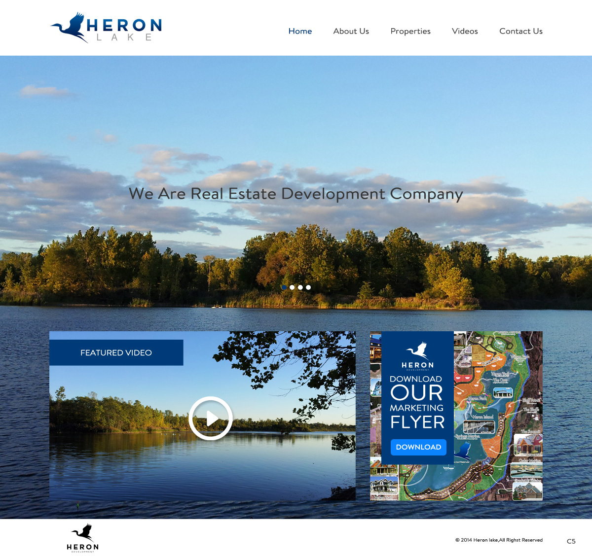 Web-Design von pb für Heron Development LLC | Design #4987317