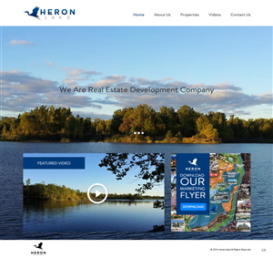 Web Design by pb for Heron Development LLC | Design: #4987317