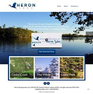 Web Design by pb for Heron Development LLC | Design: #4993306