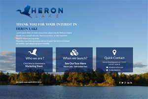 Web Design by Advent Innovative for Heron Development LLC | Design: #4988469