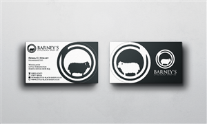Business Card Design by WebixBD for Barney''s Little Black Sheep Co. | Design: #5219851