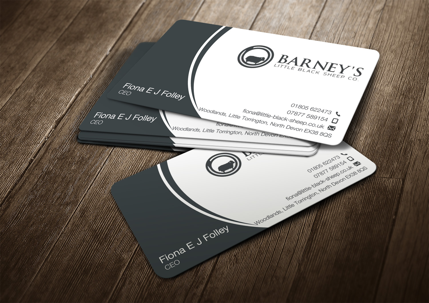 Design de Carte de Visite par Lanka Ama pour Barney''s Little Black Sheep Co. | Design #5070975