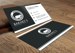 Business Card Design by Lanka Ama for Barney''s Little Black Sheep Co. | Design: #5070976