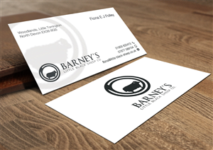 Business Card Design by Lanka Ama for Barney''s Little Black Sheep Co. | Design: #5070980