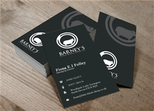 Business Card Design by Lanka Ama for Barney''s Little Black Sheep Co. | Design #5071369