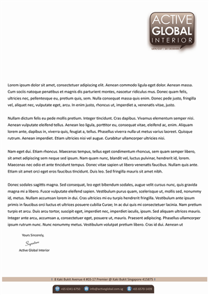 Letterhead Design by Mahe