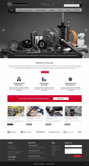 Web Design par pb pour ce projet | Design : #4986504