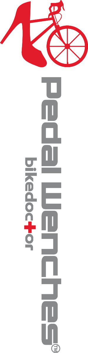Pedal Wenches(TM) Cycling or Pedal Wenches(TM) | Logo Design by LIZZY LO