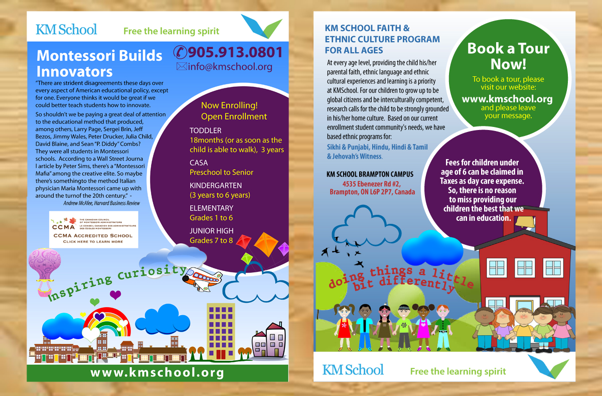 Flyer-Design von Venus L. Penaflor für KMSchool | Design #4982864