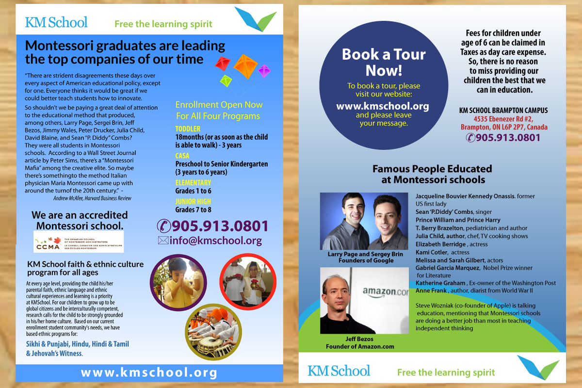 Flyer-Design von Venus L. Penaflor für KMSchool | Design #5034445