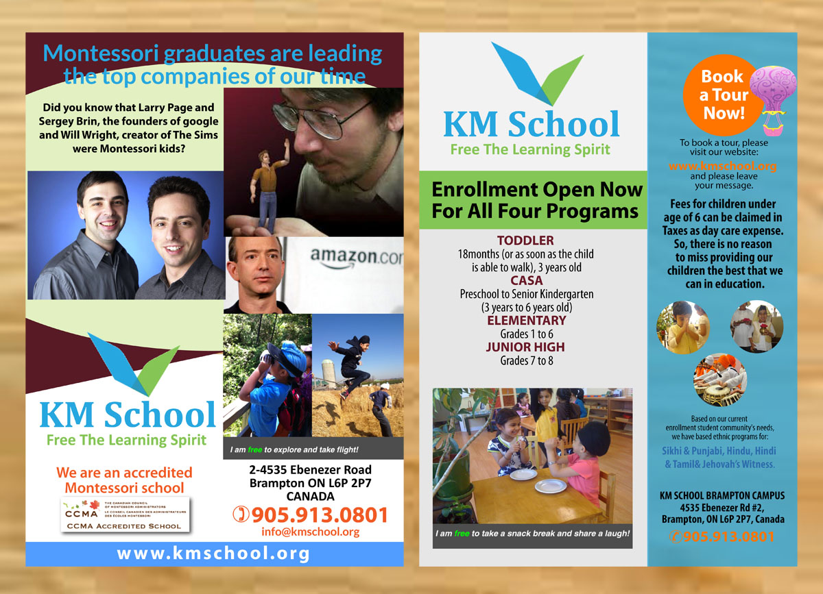 Diseño de Flyer por Venus L. Penaflor para KMSchool | Diseño #5066366