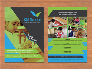 Diseño de Flyer por Ellie Afonso para KMSchool | Diseño: #5074049
