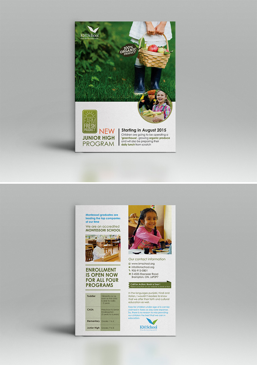 Flyer-Design von EDEN B. DESIGN für KMSchool | Design #5069919