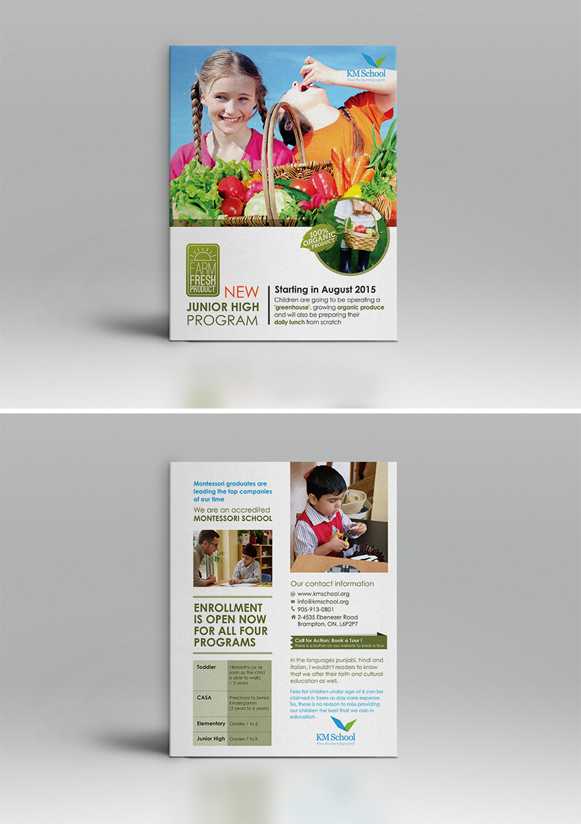 Flyer-Design von EDEN B. DESIGN für KMSchool | Design #5069922