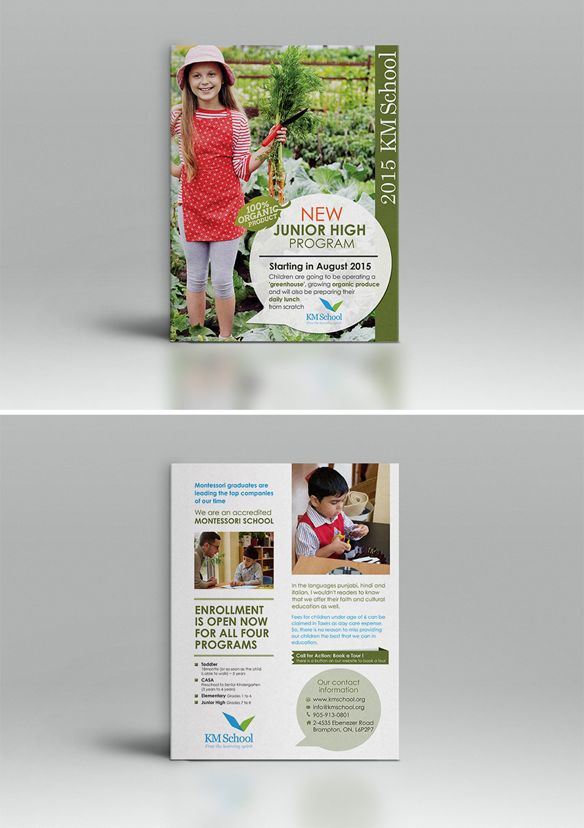 Flyer-Design von EDEN B. DESIGN für KMSchool | Design #5069924