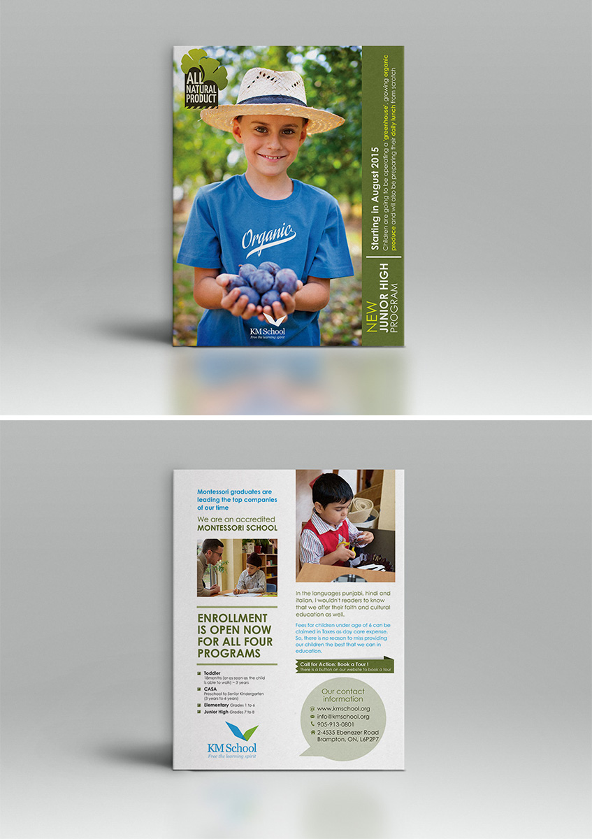 Flyer-Design von EDEN B. DESIGN für KMSchool | Design #5069927