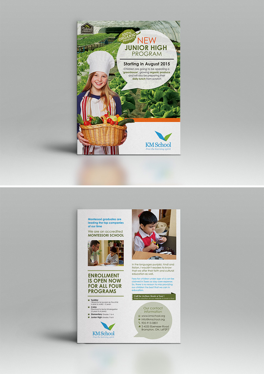 Flyer-Design von EDEN B. DESIGN für KMSchool | Design #5070473