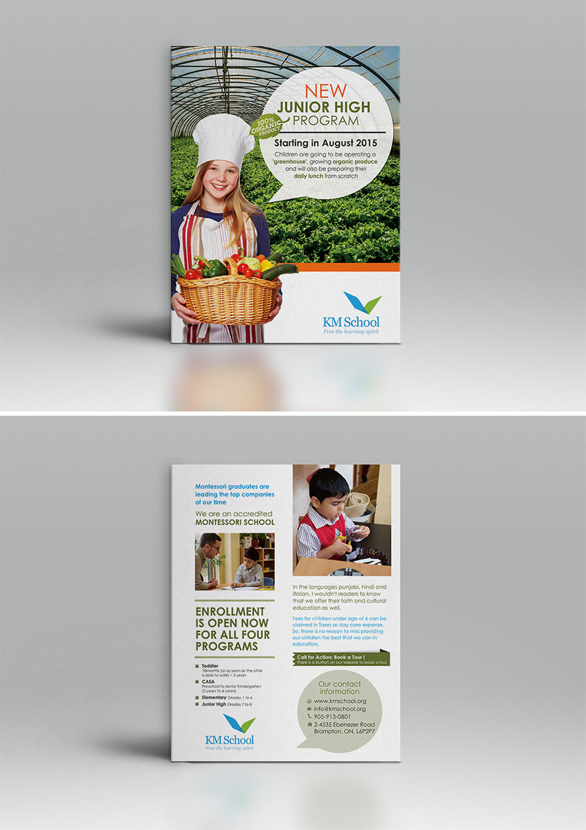 Flyer-Design von EDEN B. DESIGN für KMSchool | Design #5071032