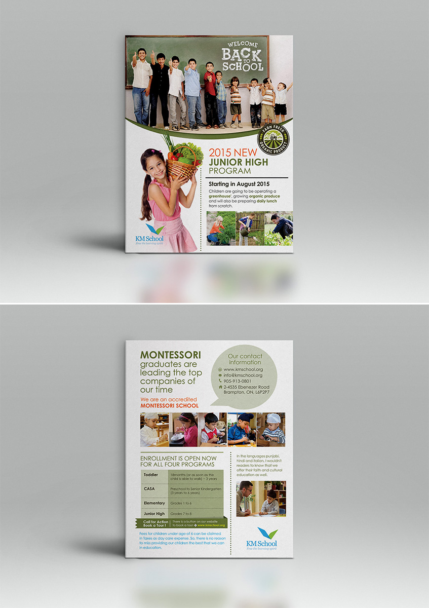 Flyer-Design von EDEN B. DESIGN für KMSchool | Design #5083636