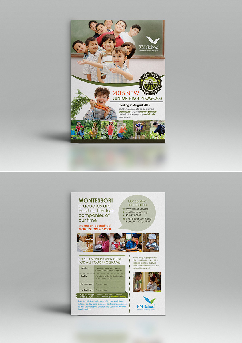 Flyer-Design von EDEN B. DESIGN für KMSchool | Design #5083810