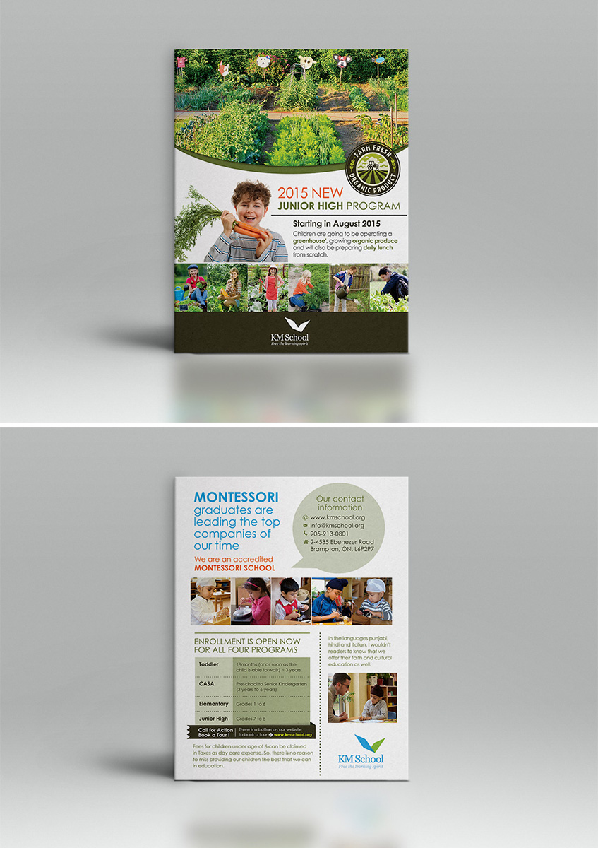 Flyer-Design von EDEN B. DESIGN für KMSchool | Design #5083974