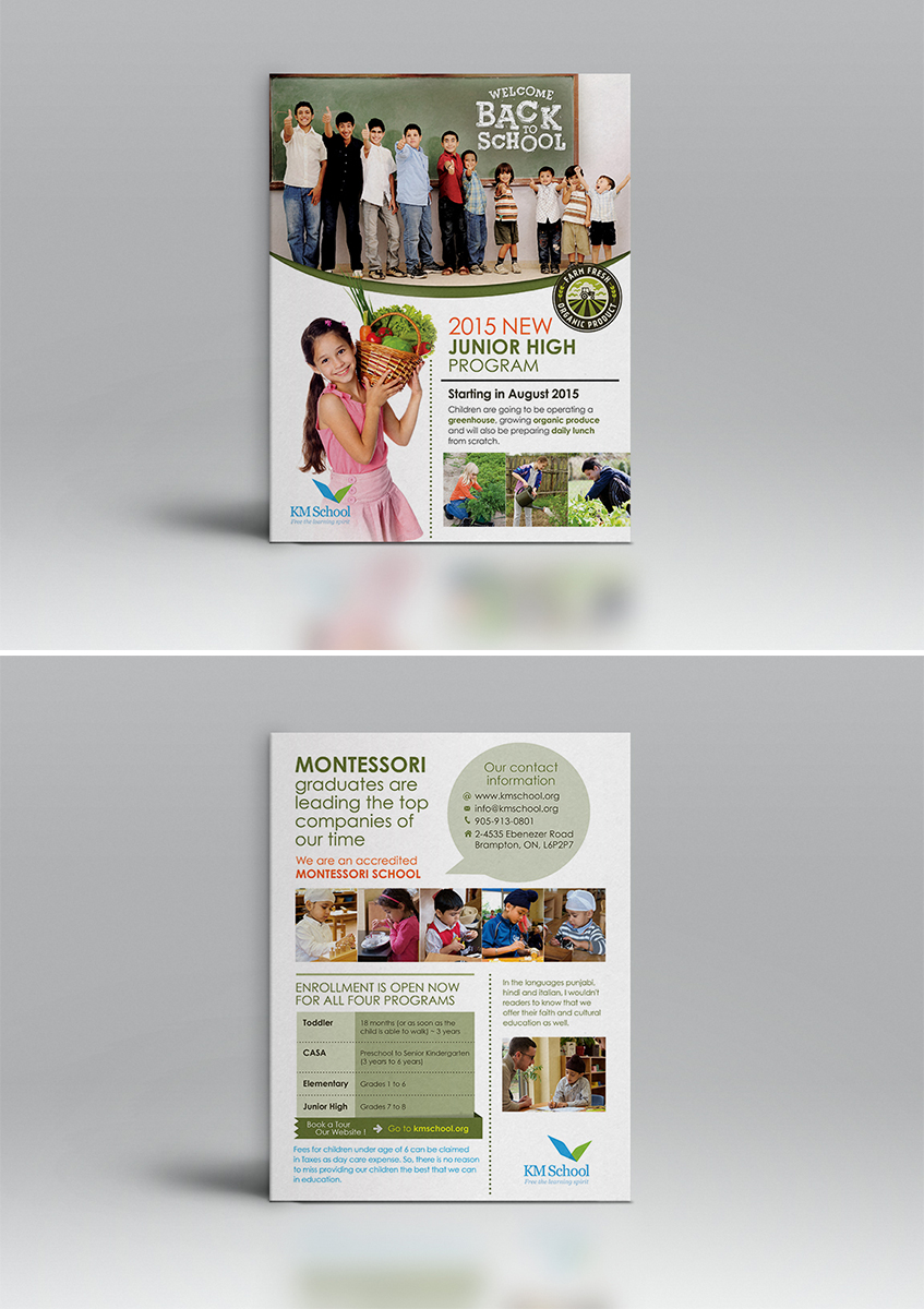 Flyer-Design von EDEN B. DESIGN für KMSchool | Design #5097713