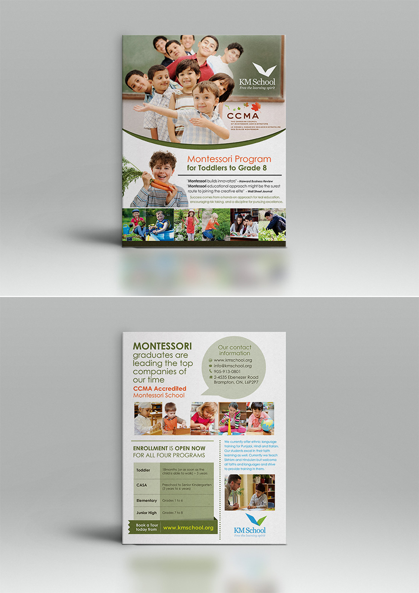 Flyer-Design von EDEN B. DESIGN für KMSchool | Design #5208808