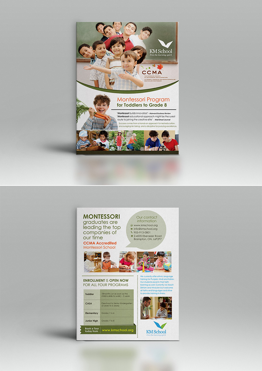 Diseño de Flyer por EDEN B. DESIGN para KMSchool | Diseño #5210692