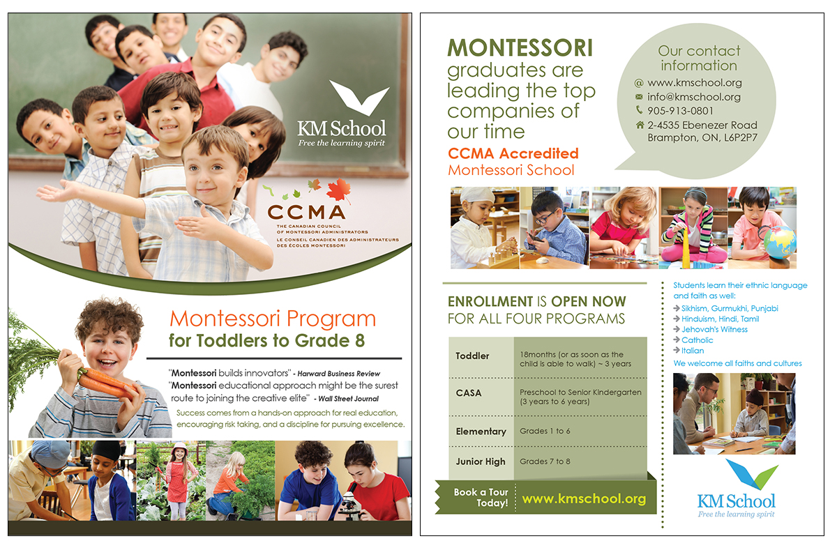 Diseño de Flyer por EDEN B. DESIGN para KMSchool | Diseño #5211040