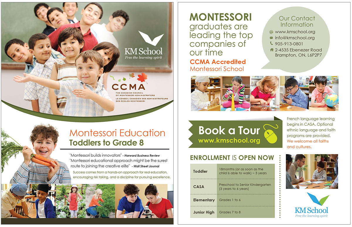 Flyer-Design von EDEN B. DESIGN für KMSchool | Design #5211896