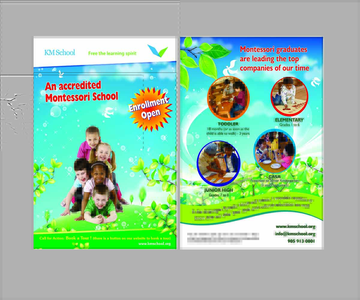 Flyer-Design von NEHA DSOUZA für KMSchool | Design #5040517