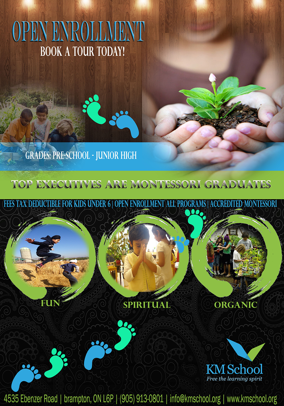 Flyer Design by Designsbyme for KMSchool | Design #5109920