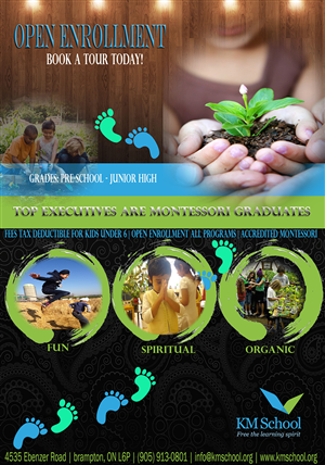 Flyer Design by Designsbyme for KMSchool | Design #5109920