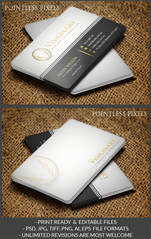 Business Card Design by Pointless Pixels India for this project | Design: #4986857