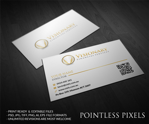 Business Card Design by Pointless Pixels India for this project | Design: #4987989
