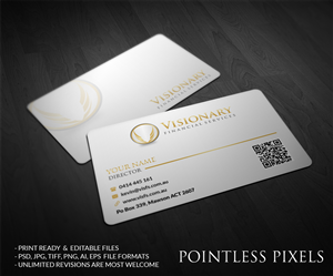 Business Card Design by Pointless Pixels India for this project | Design: #4988001