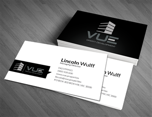 Business Card Design by  Artman for Vue Properties | Design: #4999662