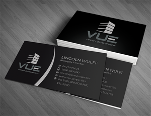 Business Card Design by  Artman for Vue Properties | Design: #4999780