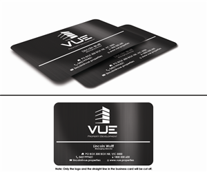 Business Card Design by Moustache-Graphics for Vue Properties | Design: #4992288