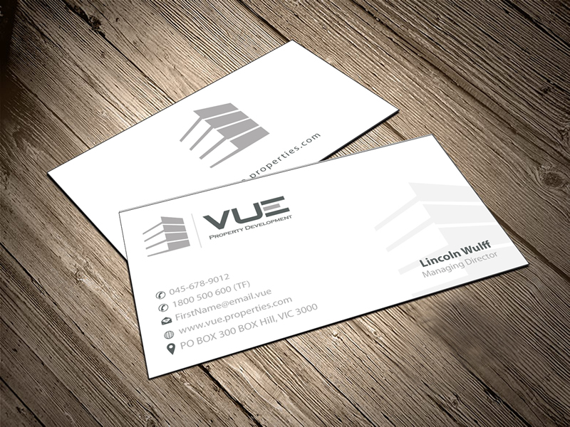 Business Card Design by Sbss for Vue Properties | Design #4982466