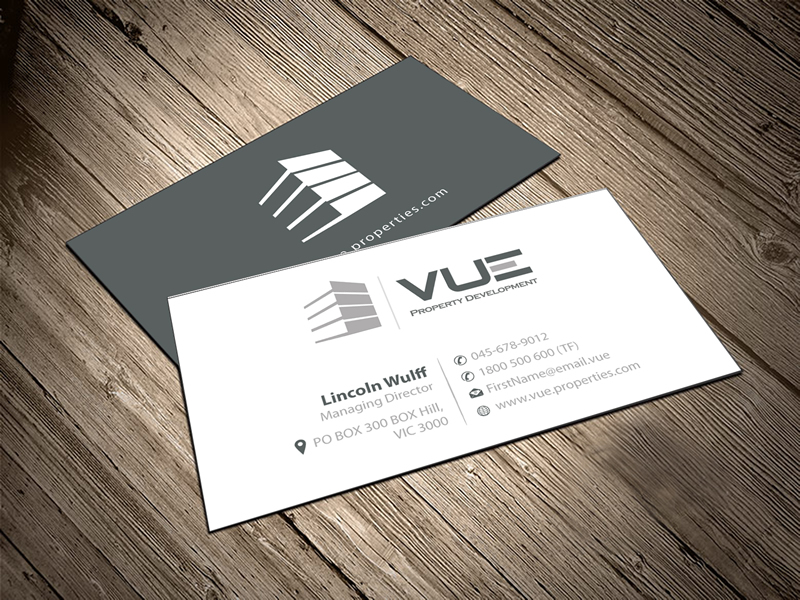 Business Card Design by Sbss for Vue Properties | Design #4982468