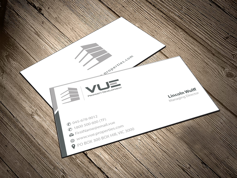 Business Card Design by Sbss for Vue Properties | Design #4982471