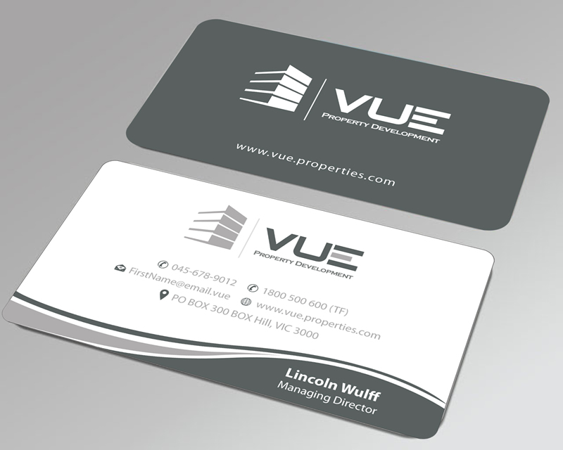 Business Card Design by Sbss for Vue Properties | Design #4982474