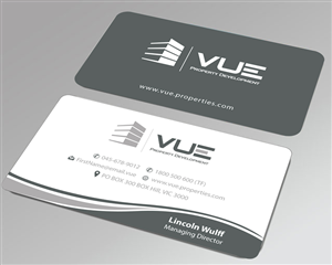 Business Card Design by Sbss for Vue Properties | Design: #4982474