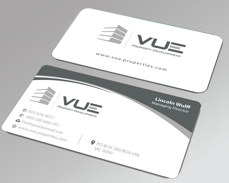 Business Card Design by Sbss for Vue Properties | Design #4982478
