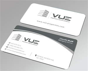 Business Card Design by Sbss for Vue Properties | Design: #4982478